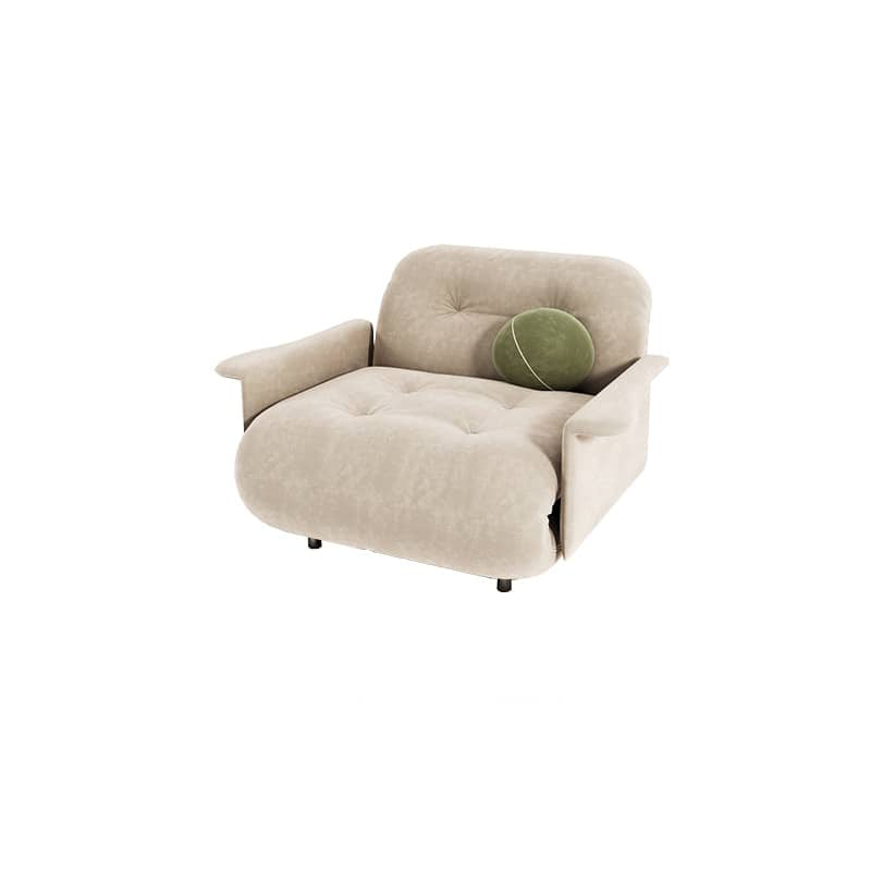 Luxurious Beige Leathaire Sofa Bed - Ultimate Futon  for Your Living Room fbby-1395