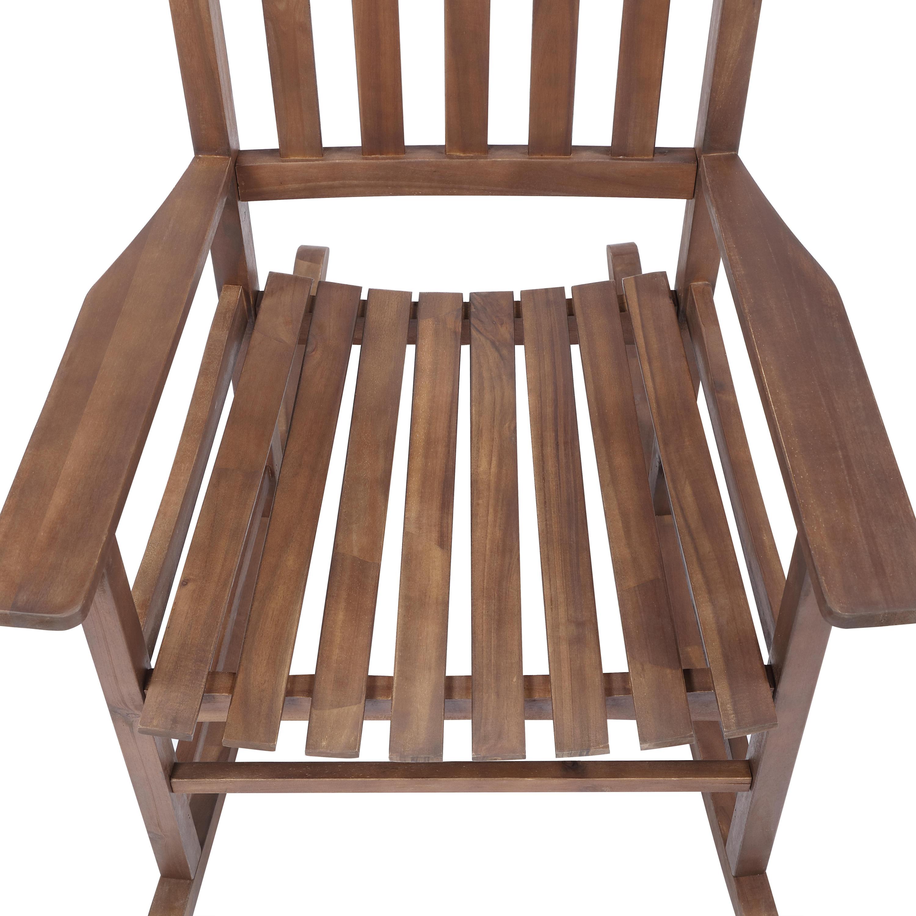 Outdoor Rocking Chair Patio Rocker Brown