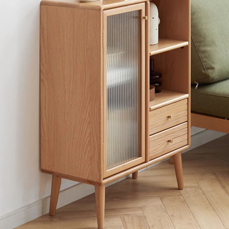 Oak Wood Cabinet - Stylish & Durable Storage Solution for Your Home Y107M01