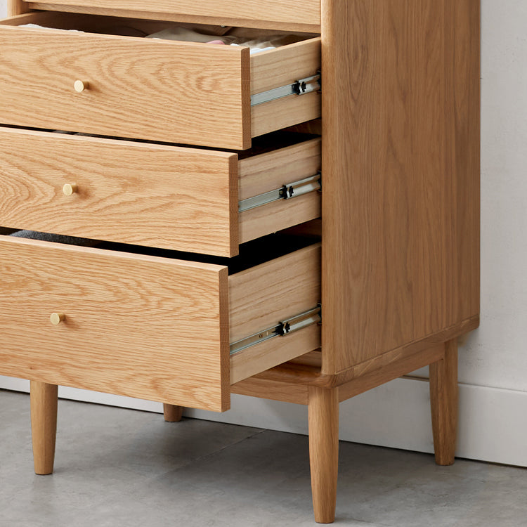 Elegant Oak Wood Cabinet - Stylish Storage Solution for Your Home Y83D04