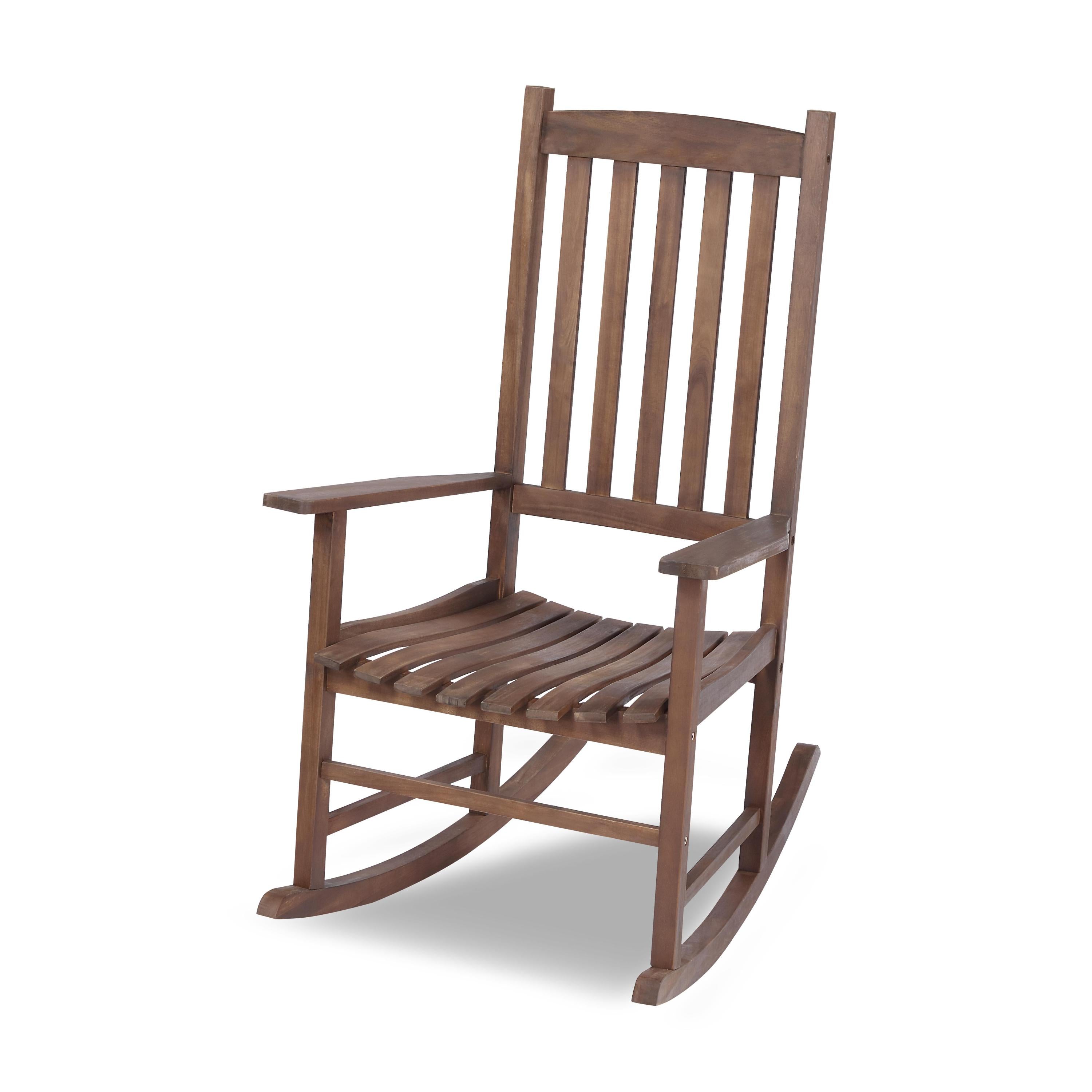 Outdoor Rocking Chair Patio Rocker Brown