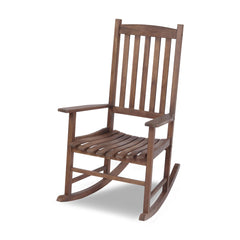 Outdoor Rocking Chair Patio Rocker Brown