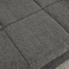Luxury Dog Sofa Bed for Large & Extra Large Dogs – Elevated Pet Couch with Soft Linen Fabric, Modern Orthopedic Dog Bed, Dark Grey