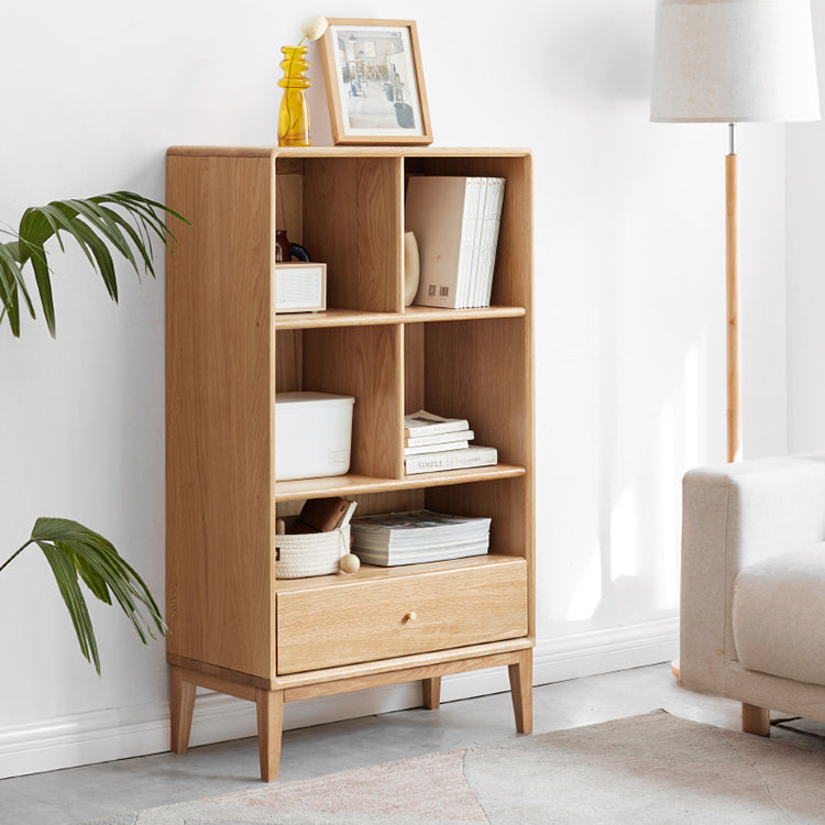 Elegant Oak Wood Cabinet - Premium Storage Solution for Home & Office Y84Y15(LY)