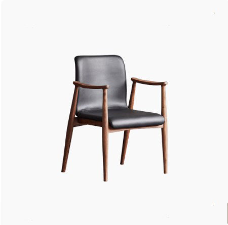 Stylish Black Walnut Chair - Modern Elegance for Any Room ps-080-Chair