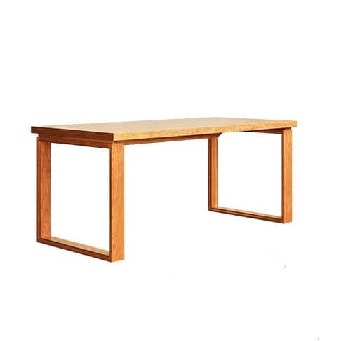 Vintage Rectangular Cherry Wood Dining Table for 6 - Modern Design for Diningroom hldmz-709