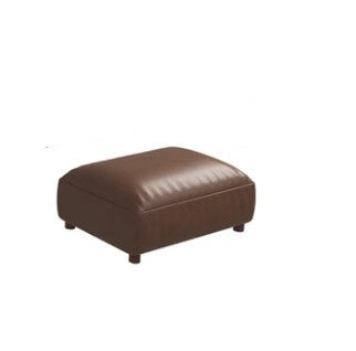 Stylish Sofa in Light Brown Faux Leather with Pine and Oak Wood Details – Comfort and Elegance Combined hatx-1018