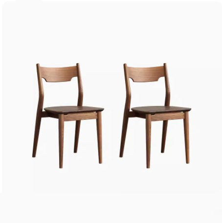 16.5‘’ Black Walnut Dining Chair - Minimalistic Design for Your Diningroom ps-024-Chair