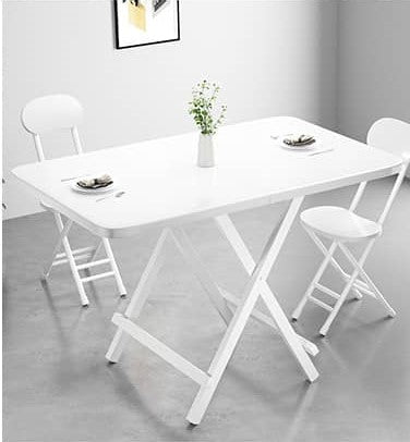 Foldable Rectangular Dining Table for 6 - Perfect for Small Space fxjc-915