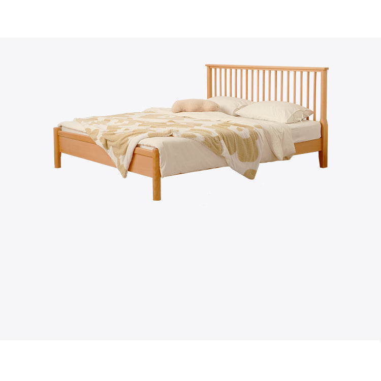 Elegant Bed Crafted from Premium Beech, Cedar, and Pine Wood fslmz-1090