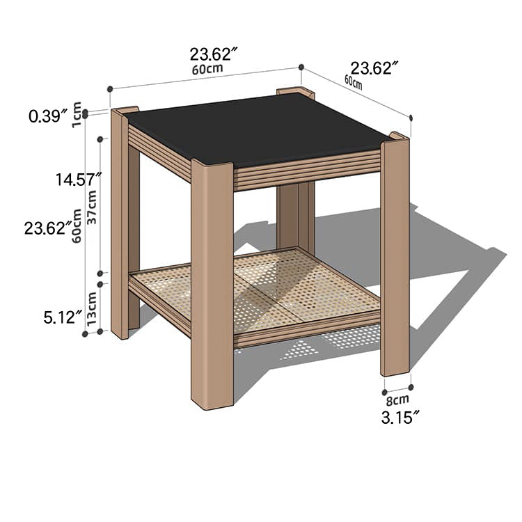 Wooden Square and Rectangular Coffee Table Collection : Modern Design for LIvingroom Space hykmq-791