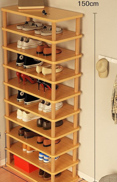 Sleek & Stylish Solid Wood Storage Rack - White, Natural, Black Finish Options fxjc-916