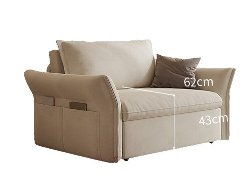 Modern Faux Leather Sleeper Sofa in Multi-Color with Storage Pull-Out Sofa for Livingroom hyt-1424