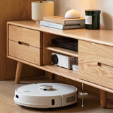 Sleek Red Oak TV Stand - Modern Design, Durable & Stylish Entertainment Center y83n03