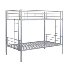 METAL BUNK BED SILVER