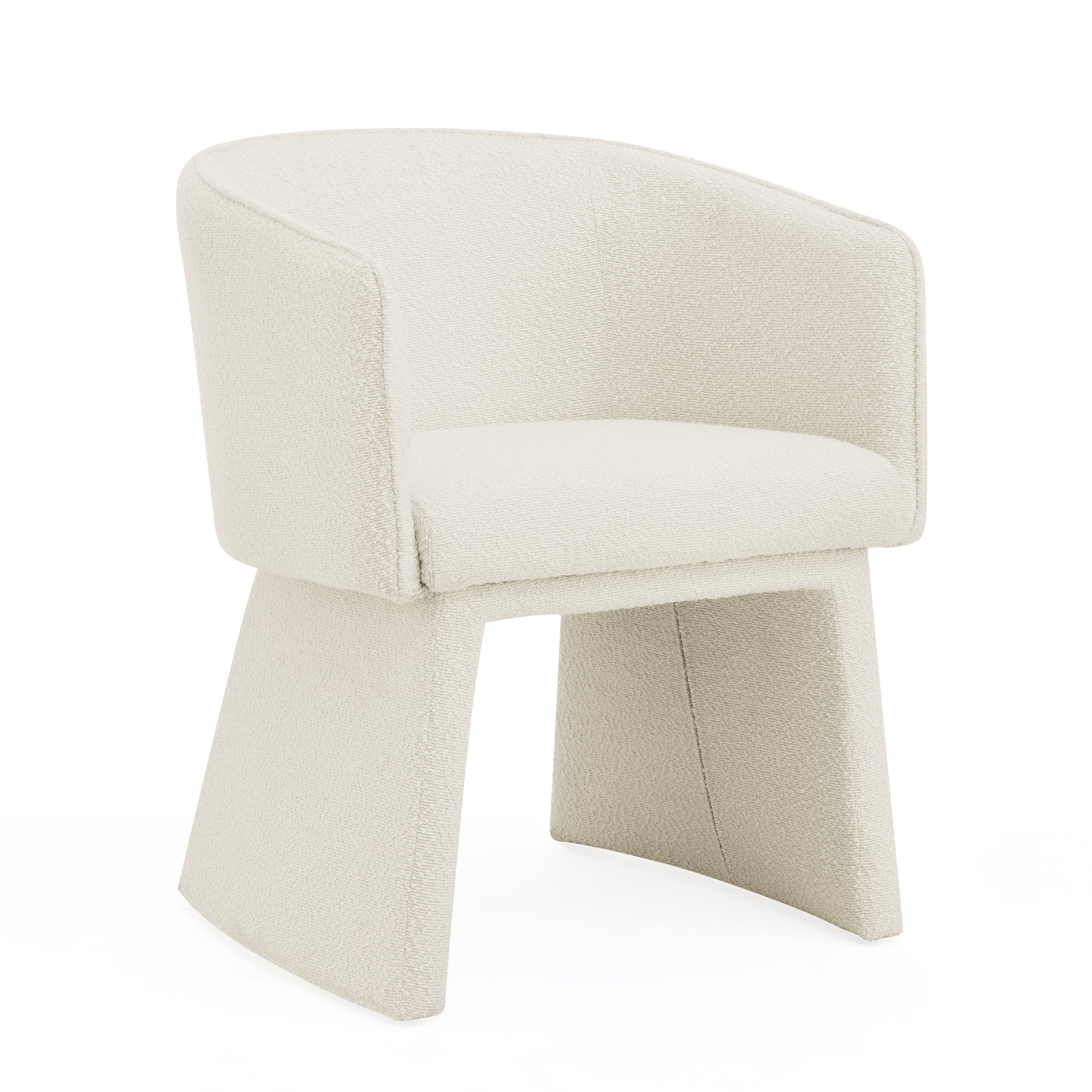 Modern style simple and elegant chair, beige leisure chair, suitable for dining/bedroom/living room/reception desk (assembly required)-Beige