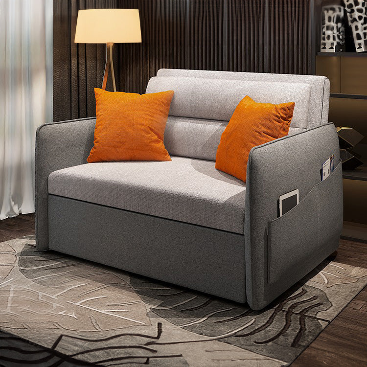 Stylish Cotton-Linen Sofas in Vibrant Colors: Dark Gray, Light Brown, Beige, Khaki, Pink, Green, Orange fnm-950