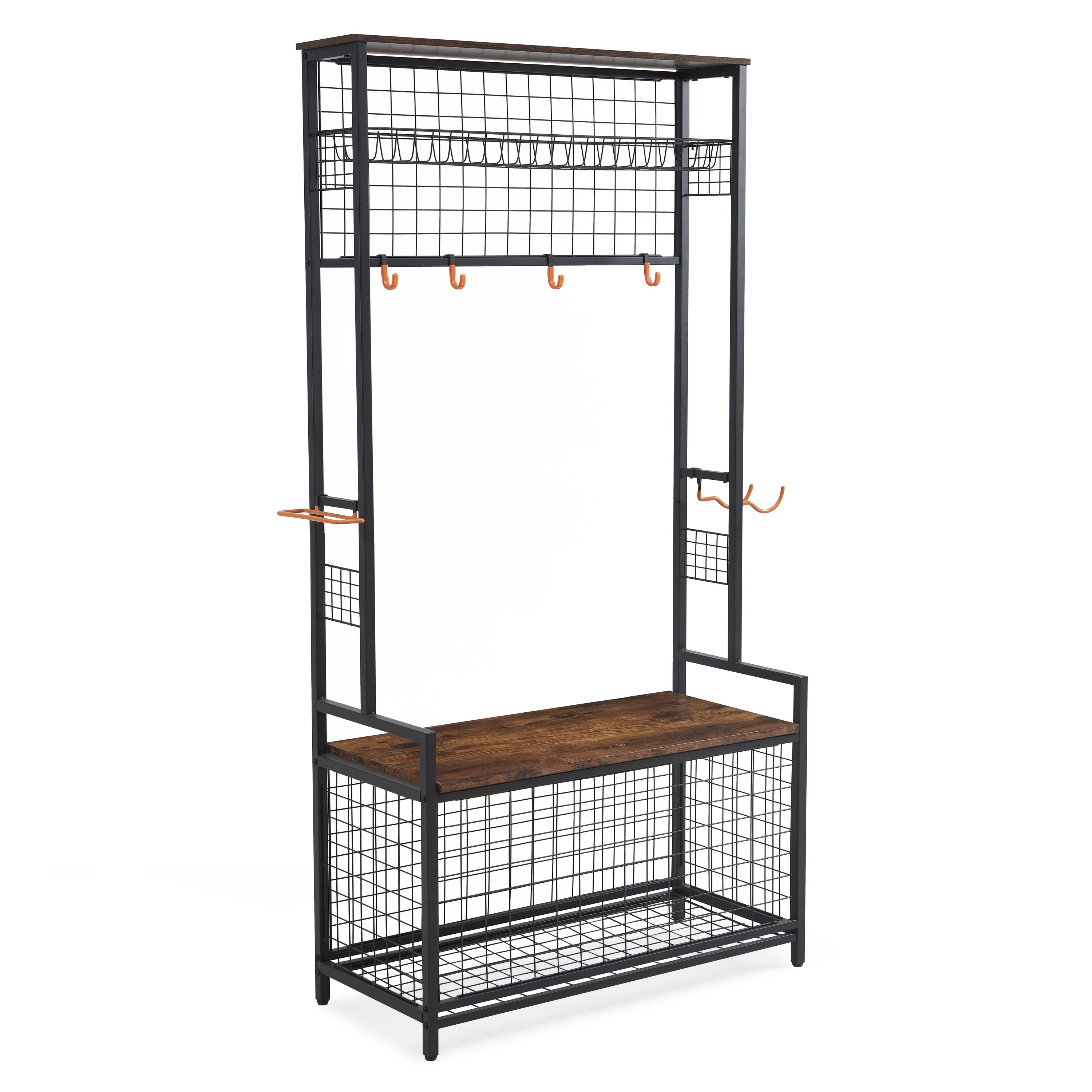 Garage Sports Organizer with Ball Rack & Toy Storage