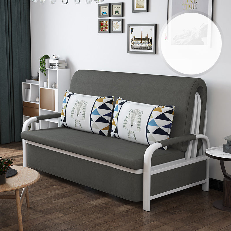 Minimalistic Cotton Linen Sofa Bed - Stylish & Durable Futon for Living Room fsq-1418