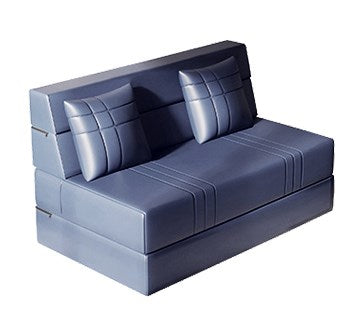 Modern Leathaire Sofa Bed in Multi-Color - Durable Japandi Futon for Stylish Living Room fsq-1423