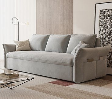 Modern Faux Leather Sleeper Sofa in Multi-Color with Storage Pull-Out Sofa for Livingroom hyt-1424