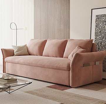 Modern Faux Leather Sleeper Sofa in Multi-Color with Storage Pull-Out Sofa for Livingroom hyt-1424