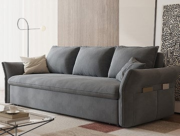 Modern Faux Leather Sleeper Sofa in Multi-Color with Storage Pull-Out Sofa for Livingroom hyt-1424