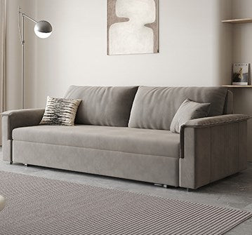 Cozy Sleeper Sofa with Cotton & Polyester Upholstery - Stylish Pull-Out Sofa with Storage for LIvingroom hyt-1428