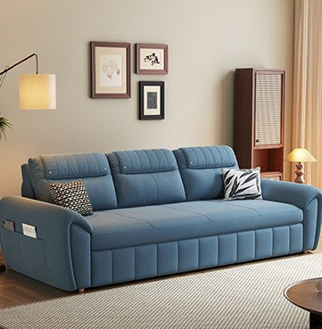 Modern Faux Leather Sofa Bed in Multi-Color - Functional Sleeper Sofa Design for Living Room hyt-1433