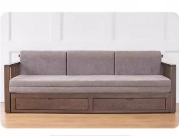 Multi-Color Oak Wood Sofa with Cushion Upholstery - Multi-Size Design for Living Room hym-1531