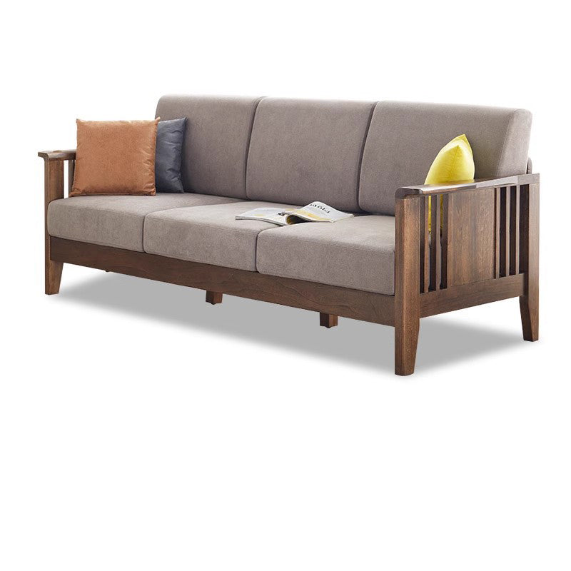 Modern Boxwood Sofa with Soft Chenille Cushions - Stylish Multi-Seater Design for Living Room hym-1540