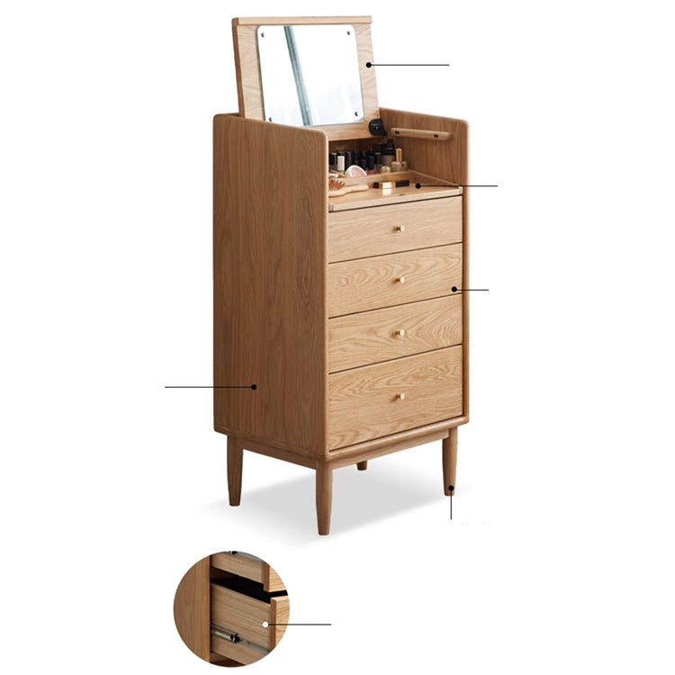 Elegant Oak Wood Cabinet - Stylish Storage Solution for Your Home Y83D04