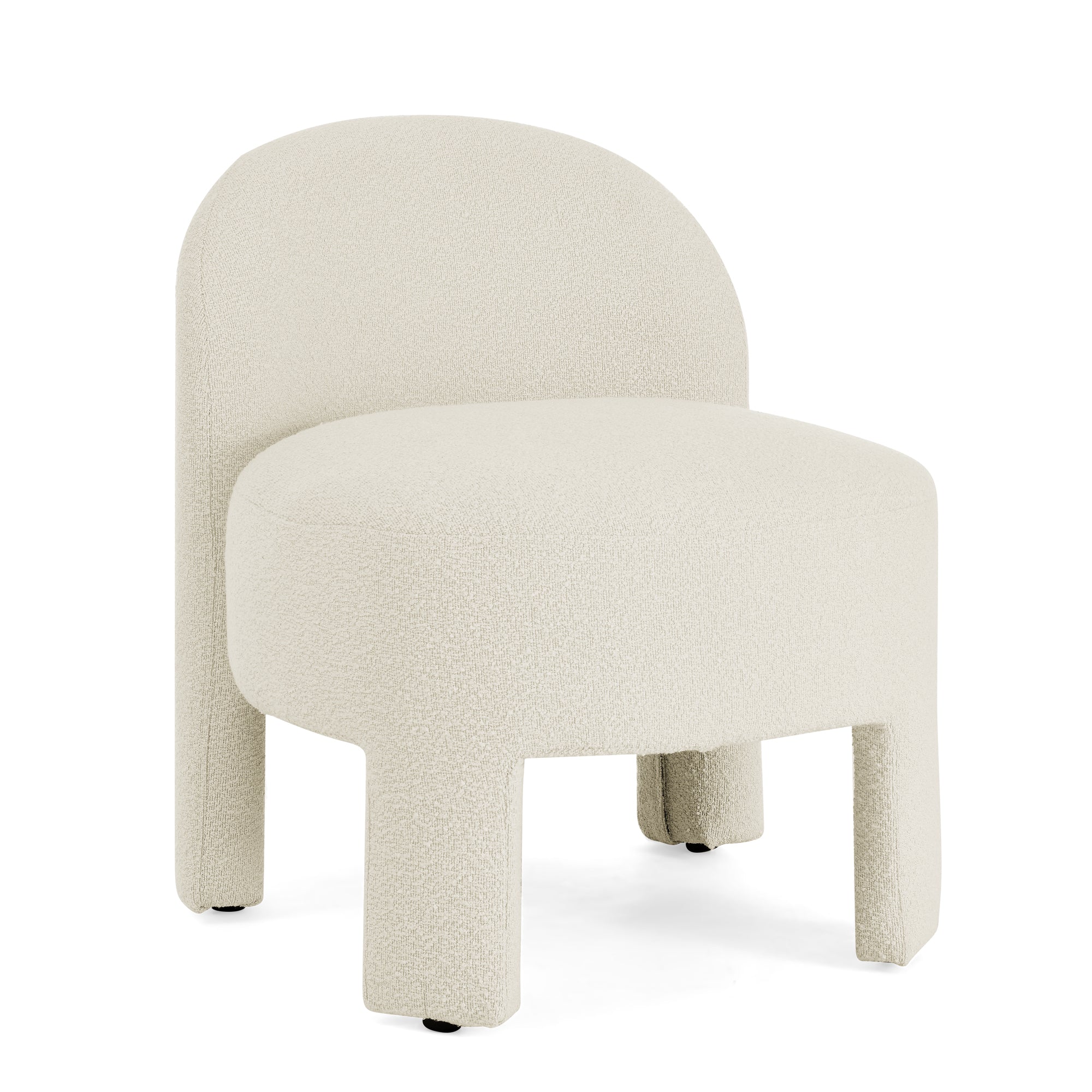Hoop gauze lounge chair with sof cushion and backrest, need to be assembled, suitable for living room'bedroomldining room---BEIGE(24.5"28.75"28.75")