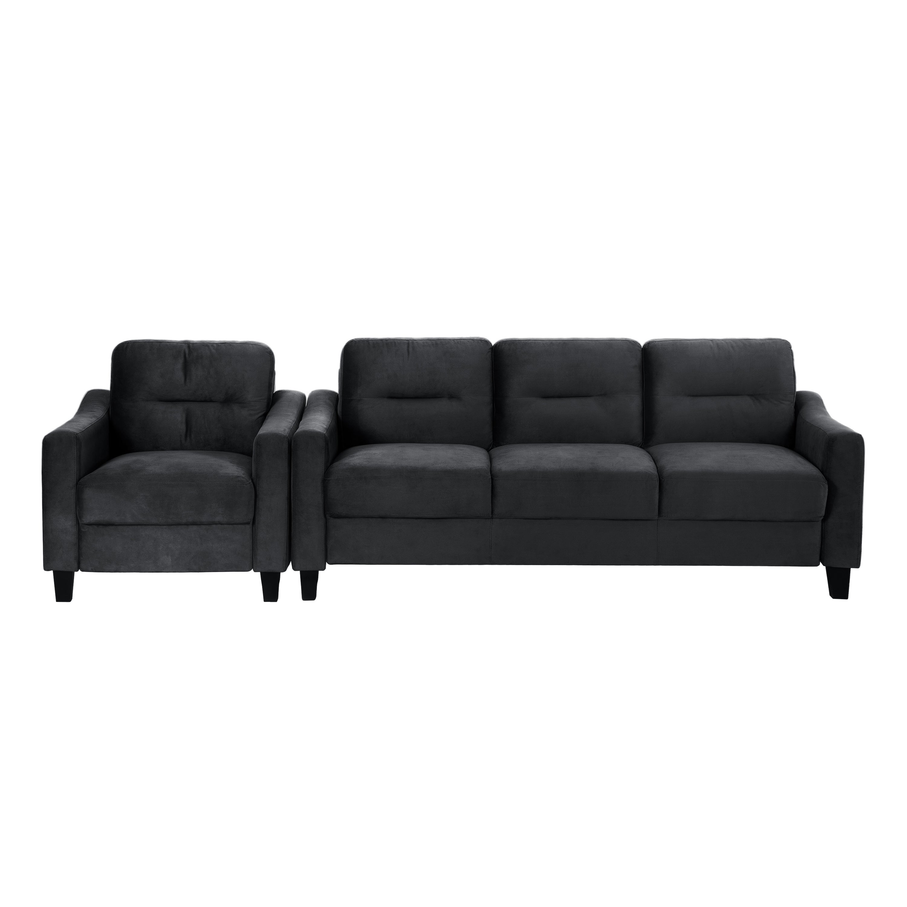 Cozy Sectional Sofa for Living Room, Bedroom, or Office Use