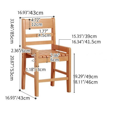 Modern Beech Wood Desk Chair for Your Bookroom or Office fslmz-1108