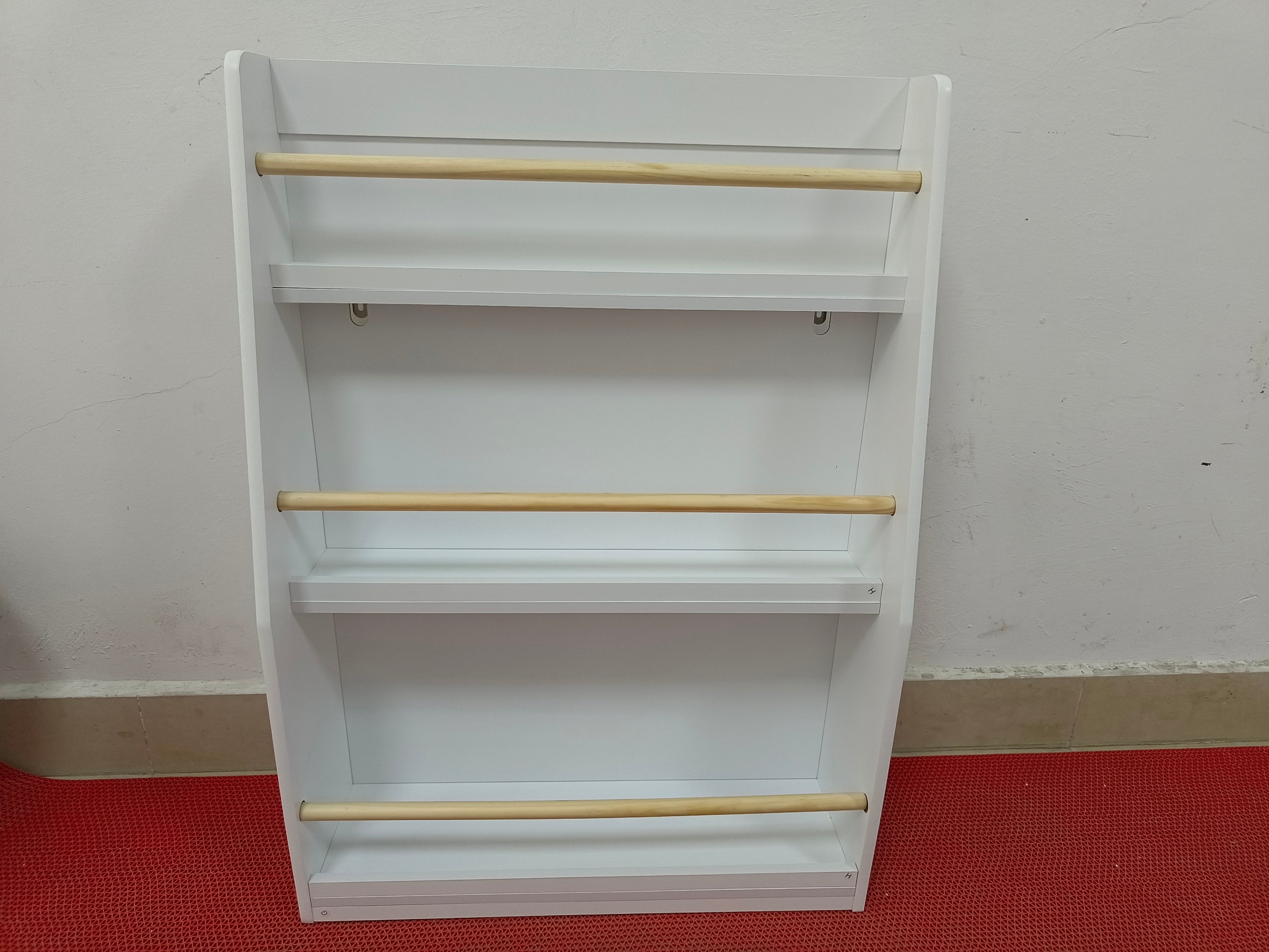 3 Tier Kids Book Shelf,Kids Book Rack, Helps Keep Bedrooms, Playrooms, and Classrooms Organized,White