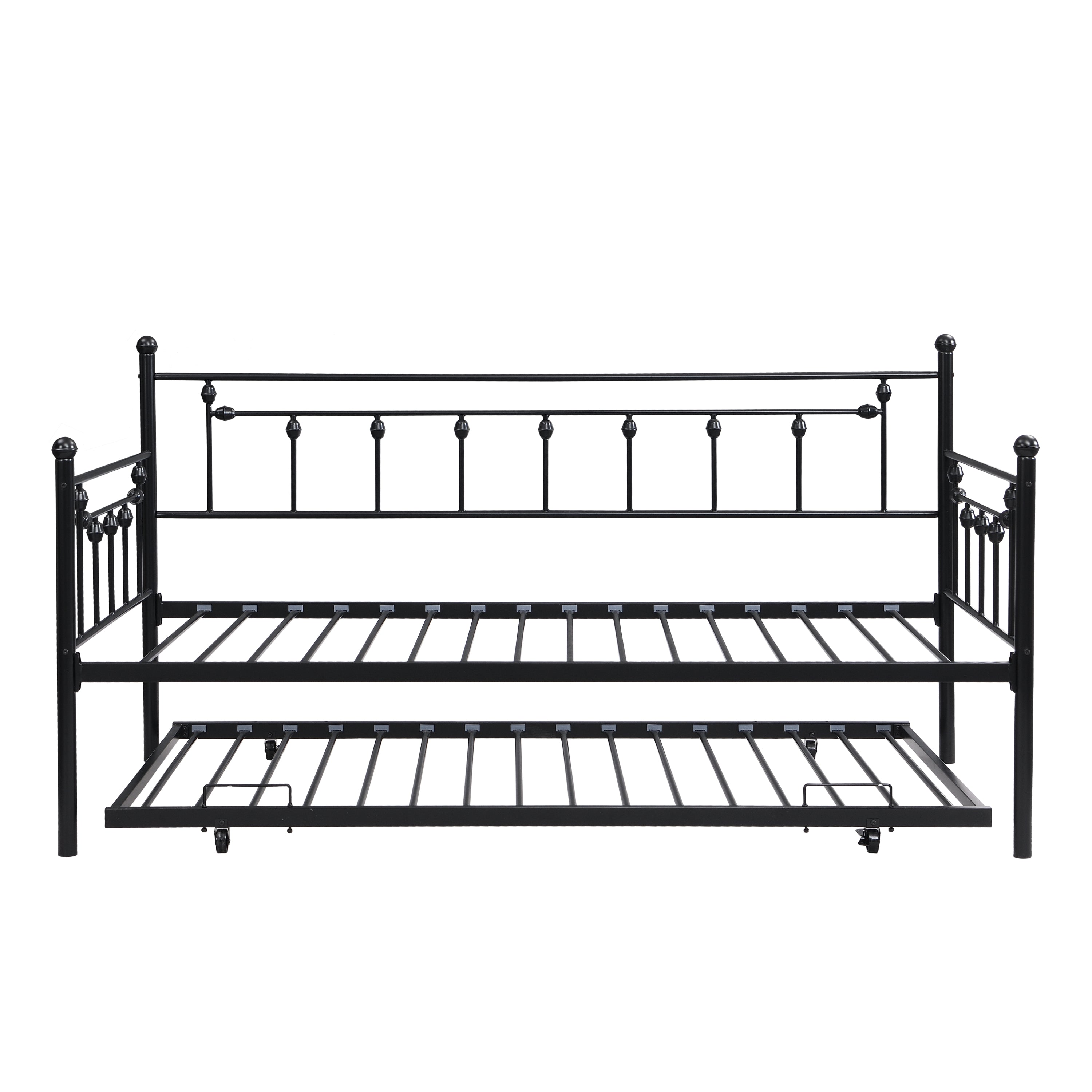 Daybed with trundle  BLACK