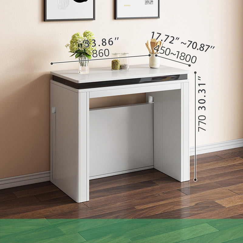 Modern Convertible Rectangular Plywood Dining Table Cabinet – Perfect for Small Space fajf-959