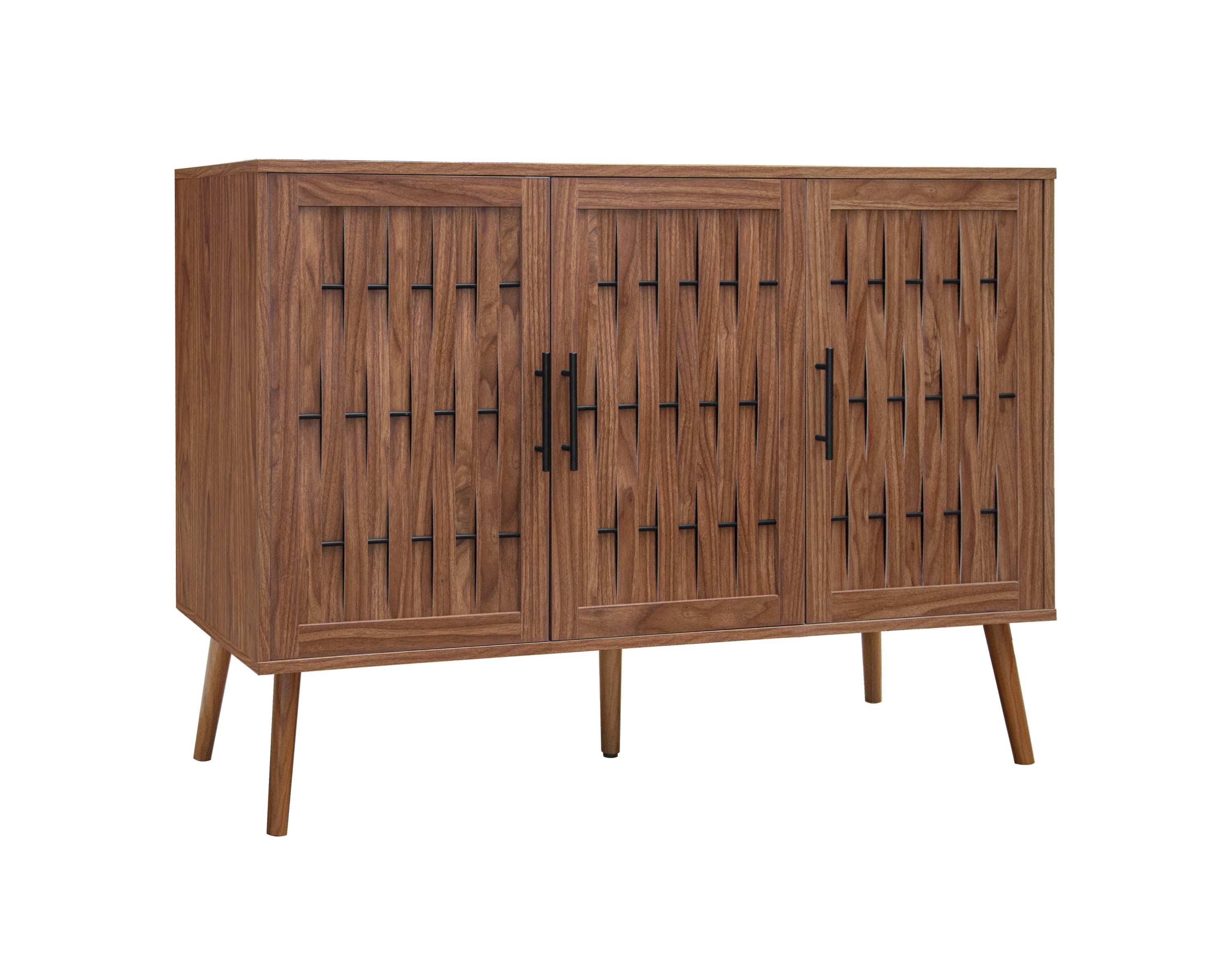 3 door cabinet, Accent Storage Cabinet, Suitable for Living Room, Bedroom, Dining Room, Study