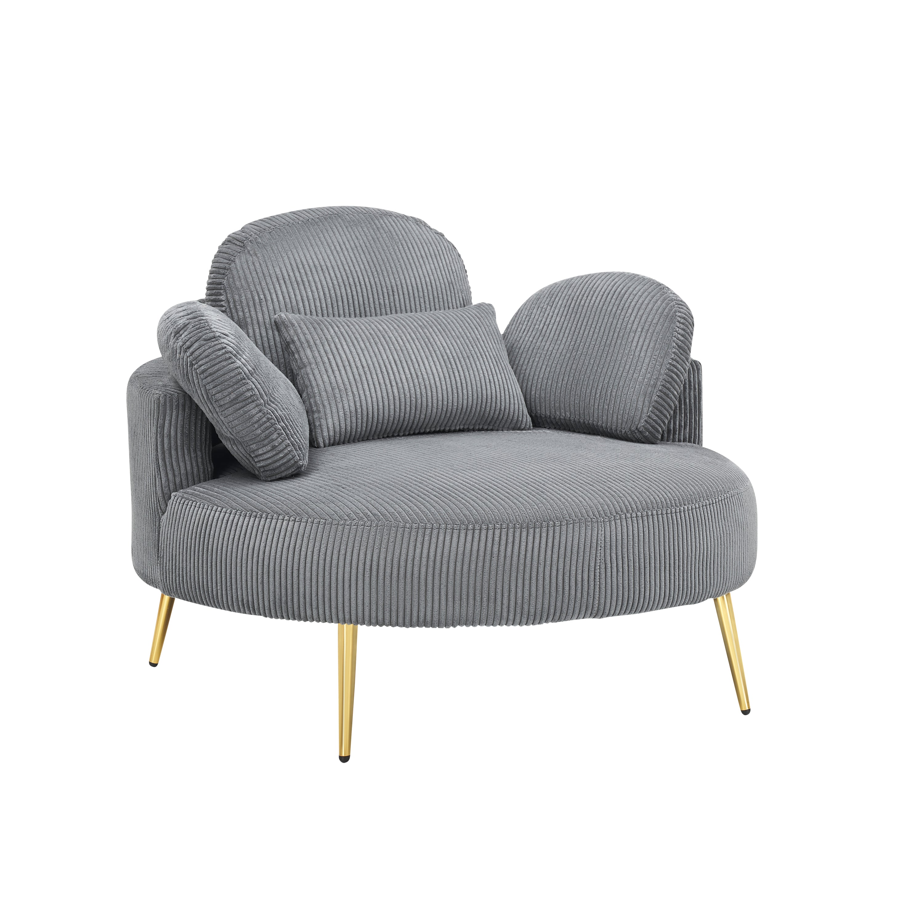 43 inches single grey comfortable chair, single chair soft and comfortable, suitable for meeting room, living room, bedroom