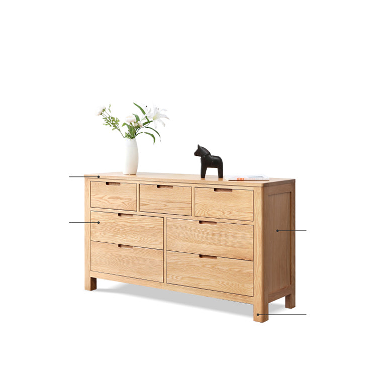 Sleek Oak Wood Cabinet | Modern Storage Solution for Stylish Homes Y2828