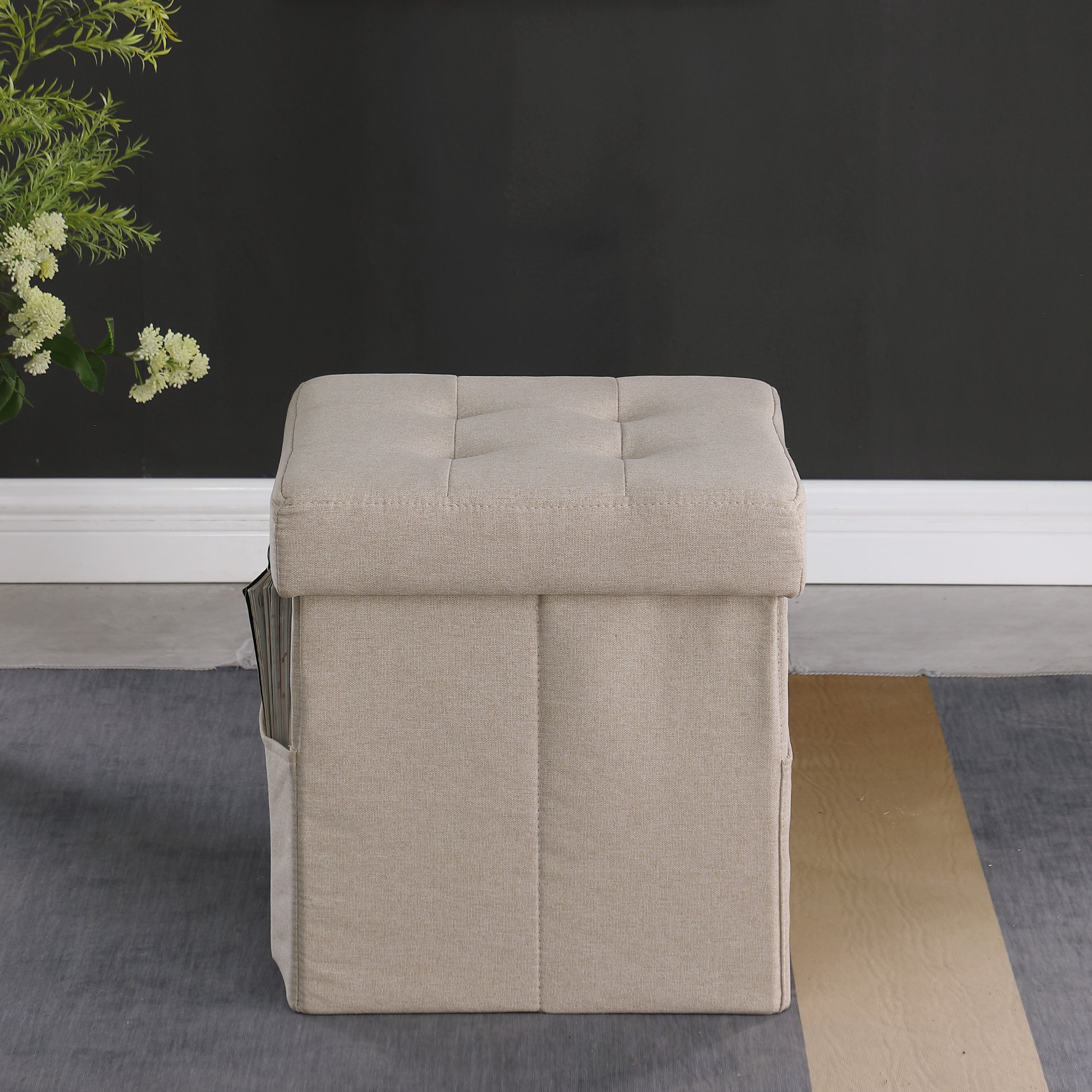 Ottoman Khaki with Storage