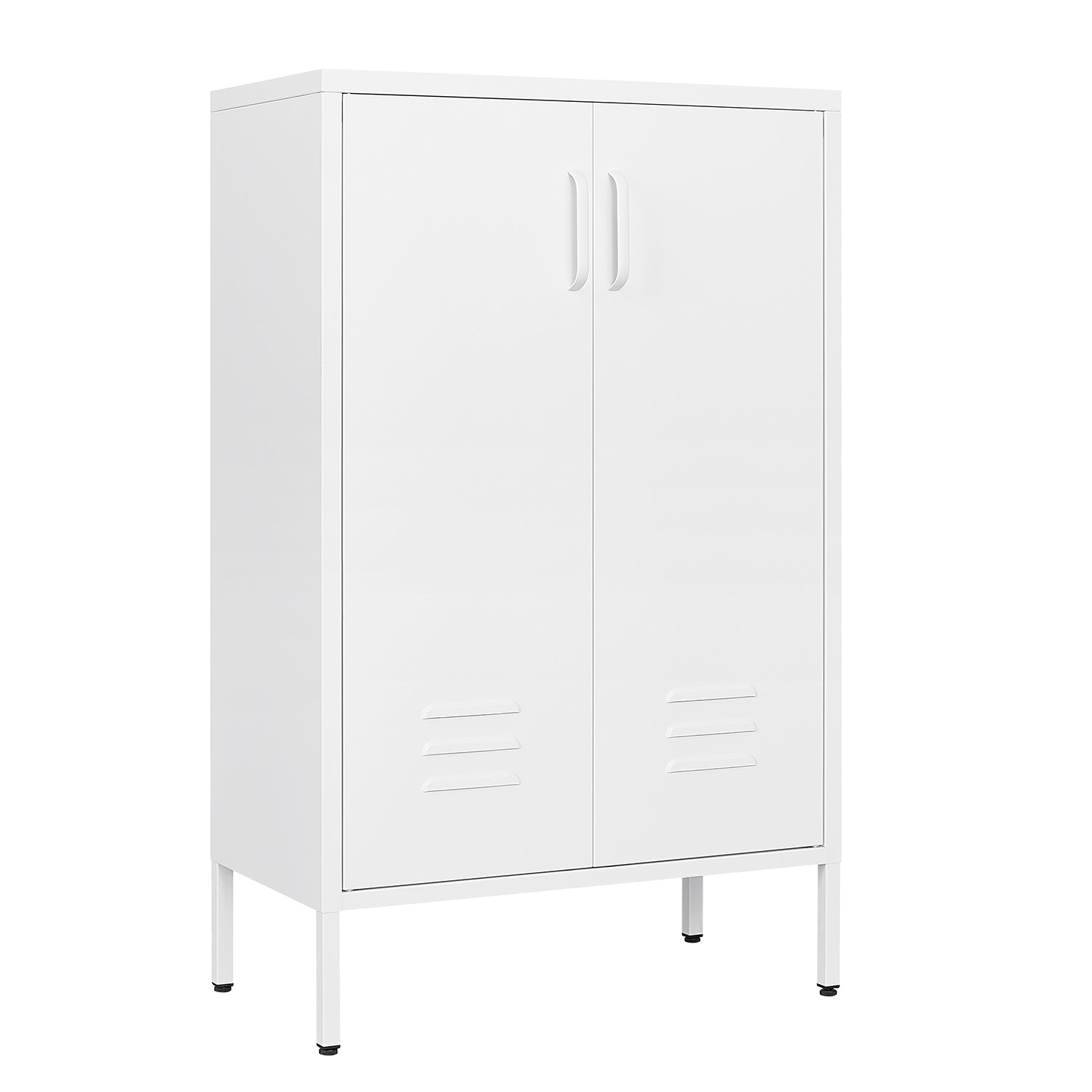 Suitable for steel storage cabinets in living rooms, kitchens, and bedrooms, 2 door miscellaneous storage cabinet, garage tool storage cabinet, and office file cabinet 2 movable partitions