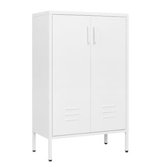 Suitable for steel storage cabinets in living rooms, kitchens, and bedrooms, 2 door miscellaneous storage cabinet, garage tool storage cabinet, and office file cabinet 2 movable partitions