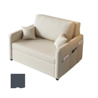 Modern Cotton-Linen Sofa - Khaki, Light Gray, Dark Blue, Brown and BlueGray Options - Stylish Wooden Frame fsx-1002