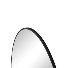 Wall Mirror 36 Inch Black Circular Mirror Metal Framed Mirror Round Vanity Mirror Dressing Mirror, for Bathroom, Living Room, Bedroom Wall Decor