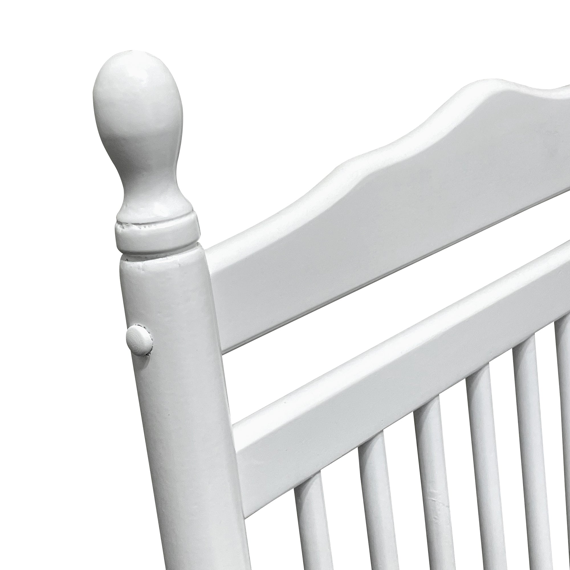 BALCONY PORCH ADULT ROCKING CHAIR - WHITE