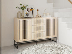 2 door 3 drawer cabinet, Accent Storage Cabinet, Suitable for Living Room, Bedroom, Dining Room, Study