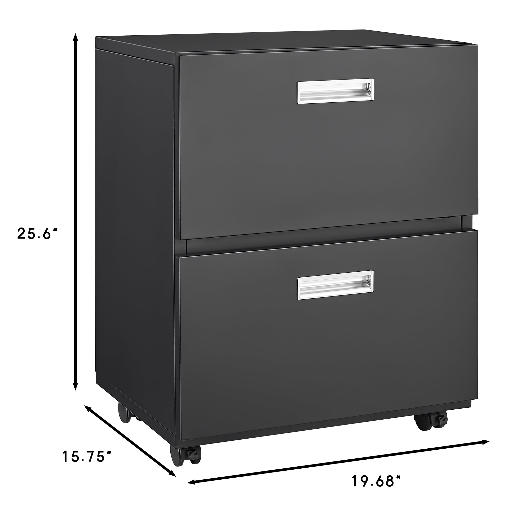 Office furniture Copier Cabinet black 2 door steel copier stand mobile pedestal file Printer Stand