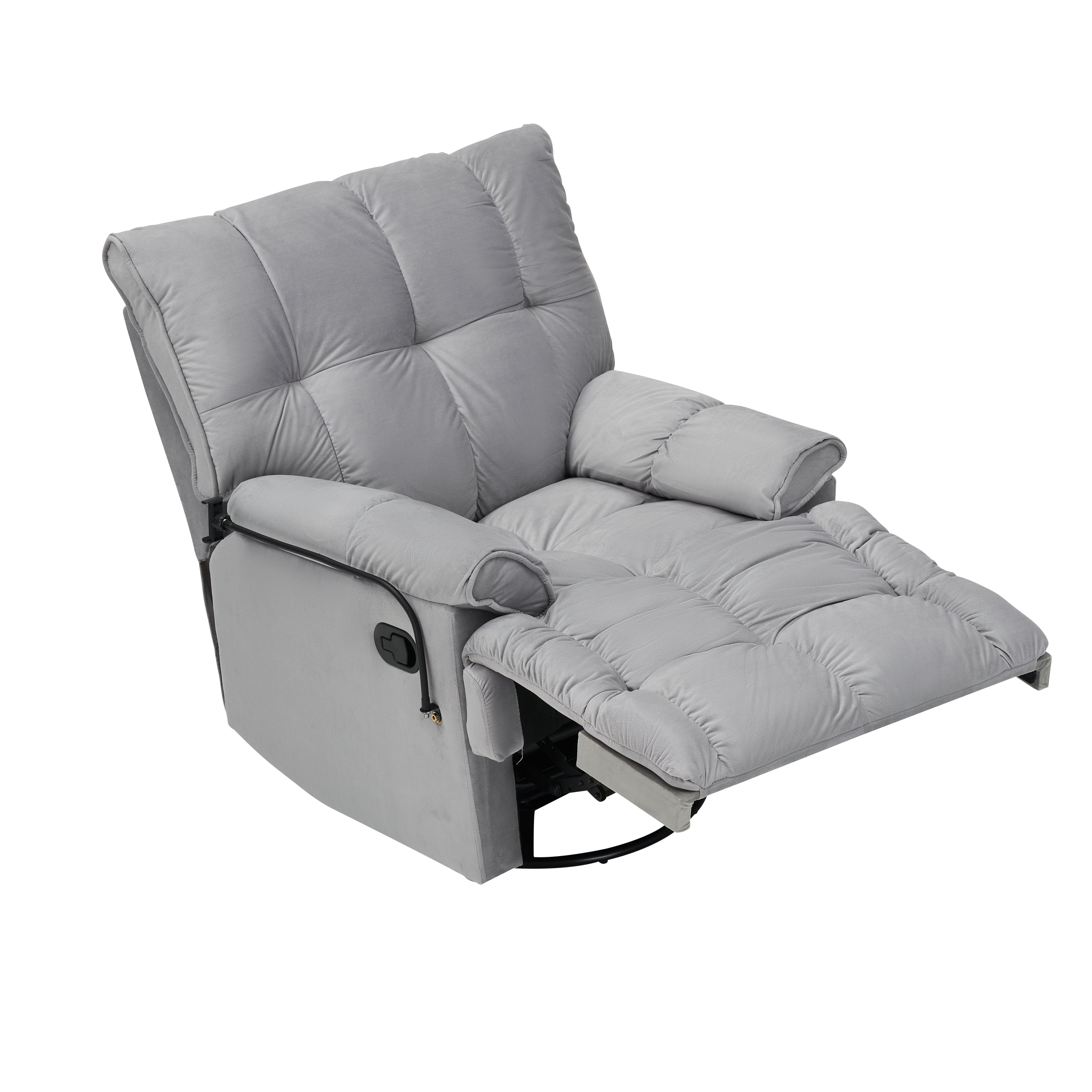 Single chair Gray comfortable seat, the seat is soft and comfortable, suitable for small living room space single sofa